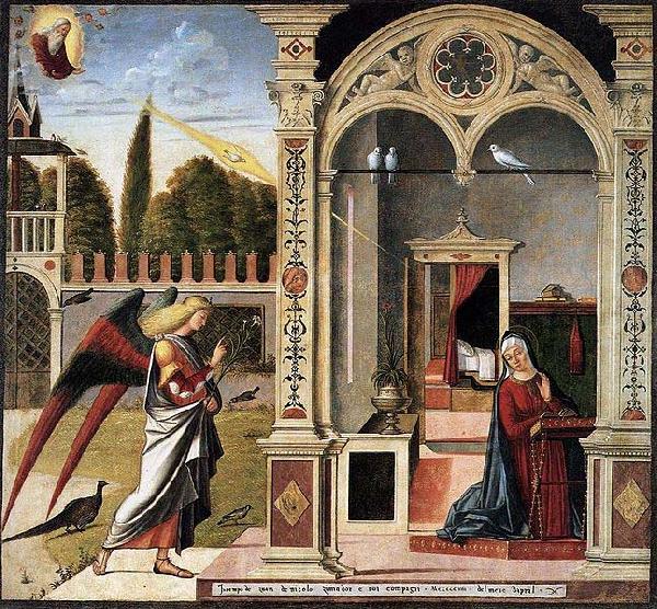 Vittore Carpaccio The Annunciation Spain oil painting art